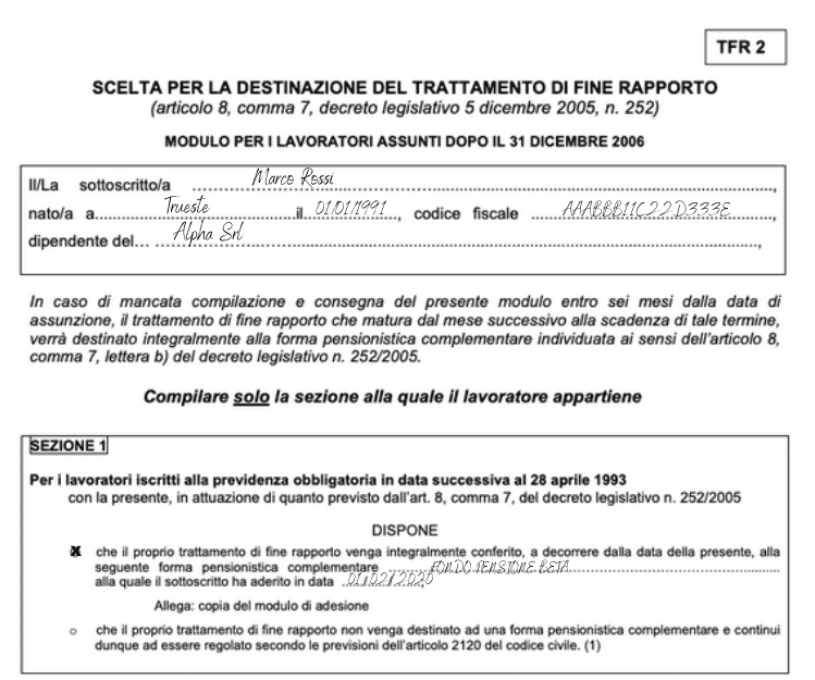 Modulo Tfr2 - Modulo